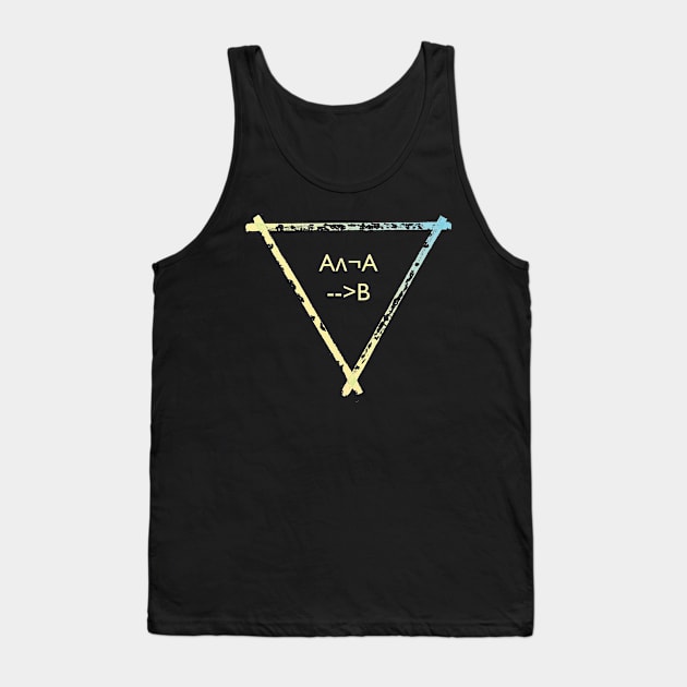 Logic and triangle Tank Top by Blacklinesw9